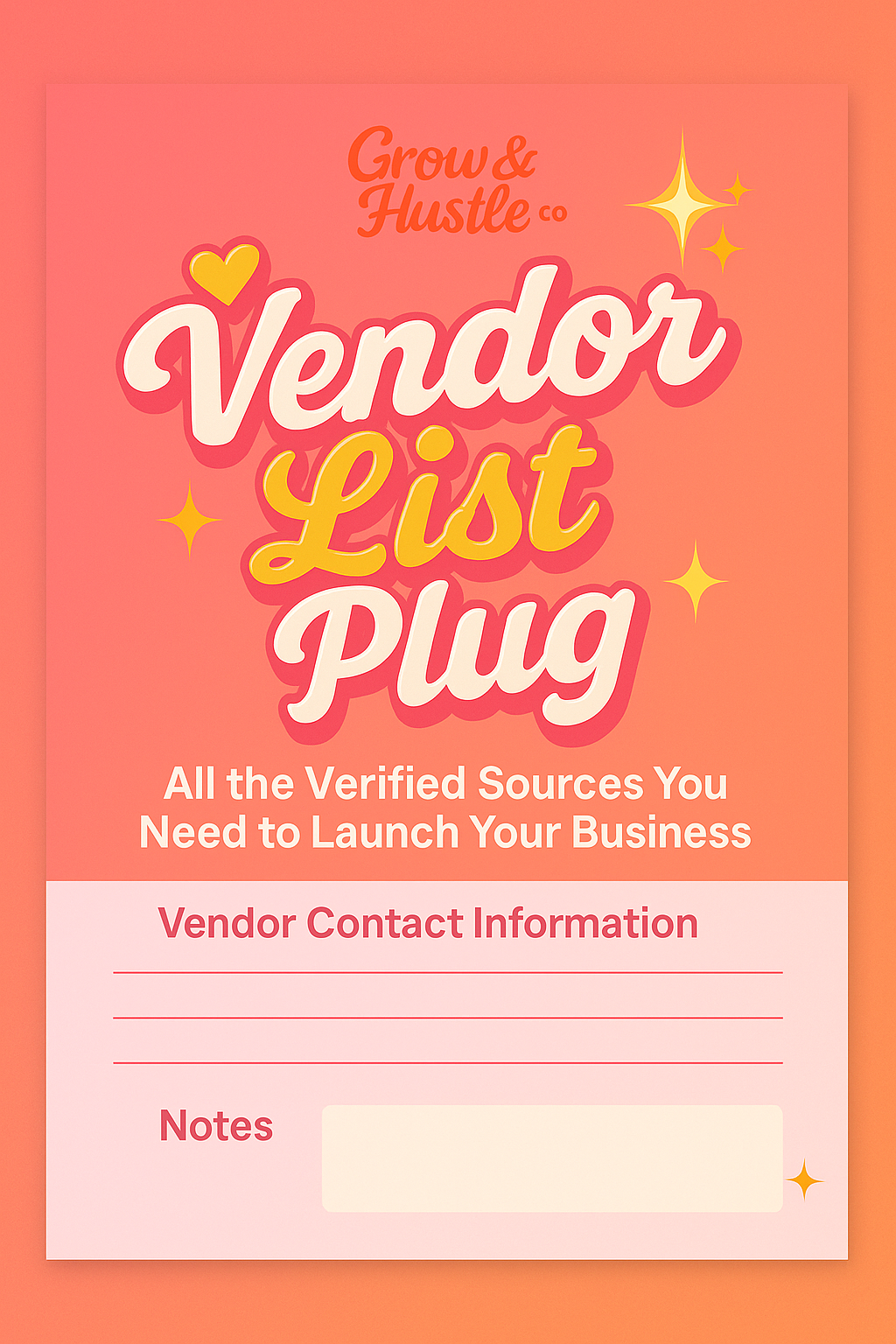Digital eBook bundle featuring top wholesale vendor lists for fashion, beauty, home décor, and more